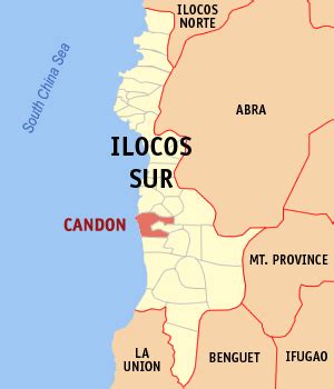 candon ilocos sur map